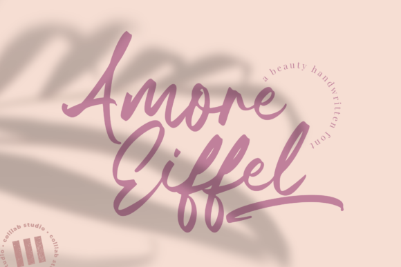 Amore Eiffel: A Flowing Script for Creative Brands