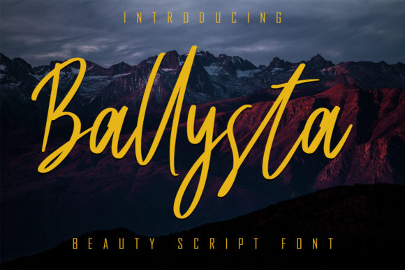 Ballysta: A Flowing Script for Web Design
