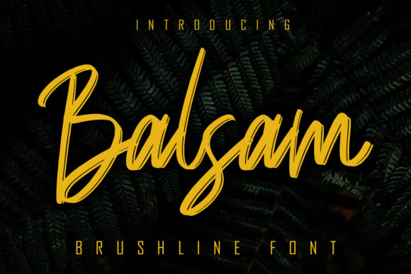 Balsam: A Flowing Script for Creative Projects