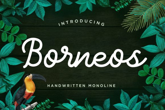Borneos: A Handwritten Font for Creative Projects