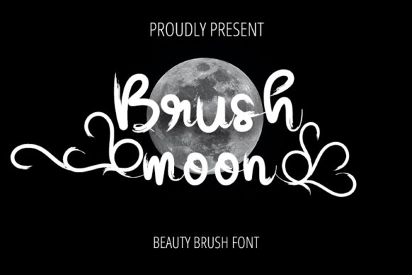 Brush Moon Font for Editorial Design
