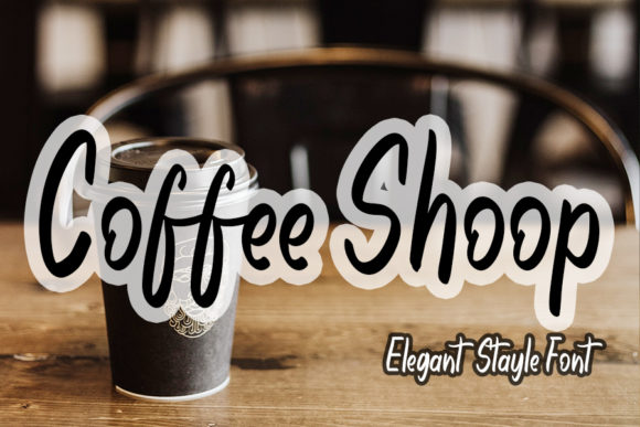 Coffee Shoop Font for Web Design