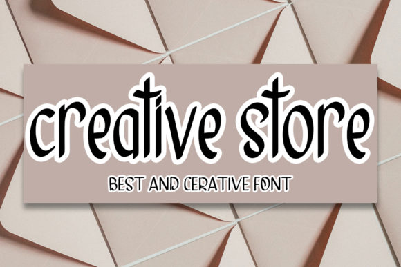 Creative Store Font for Handmade Creations