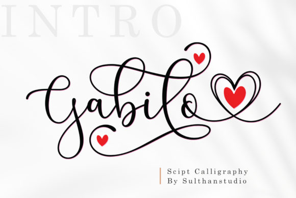 Gabilo: A Delicate Display Font