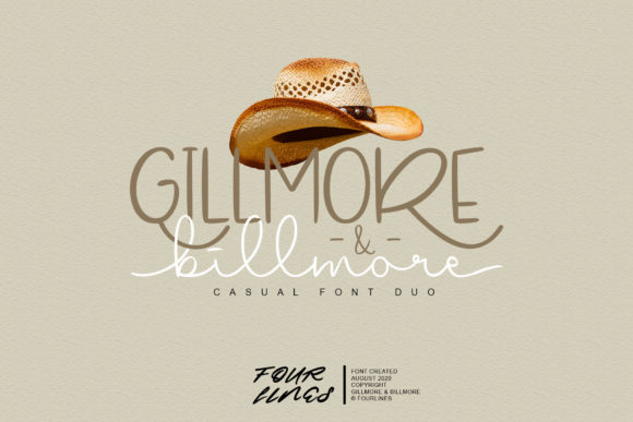Gillmore Billmore: A Relaxed Script Font
