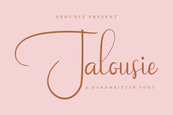Jalousie: A Handwritten Font for Creative Makers