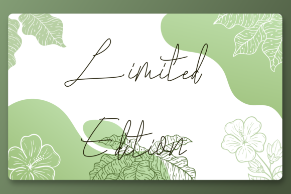 Limit Edition Font Review