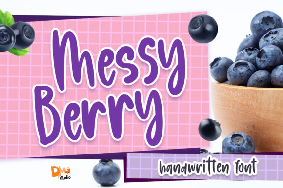 Messy Berry Font: Playful Typography for Web Design