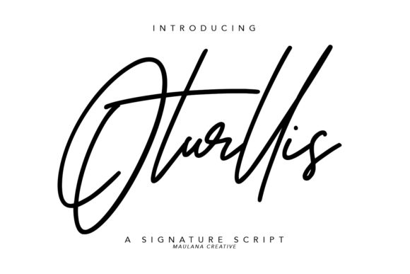 Oturllis: A Handcrafted Font for Elegant Design