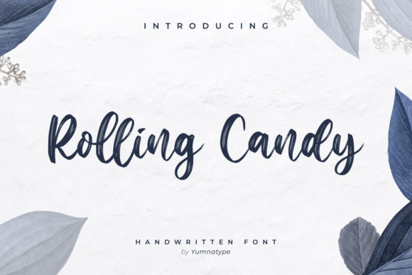 Rolling Candy Font for Web Design