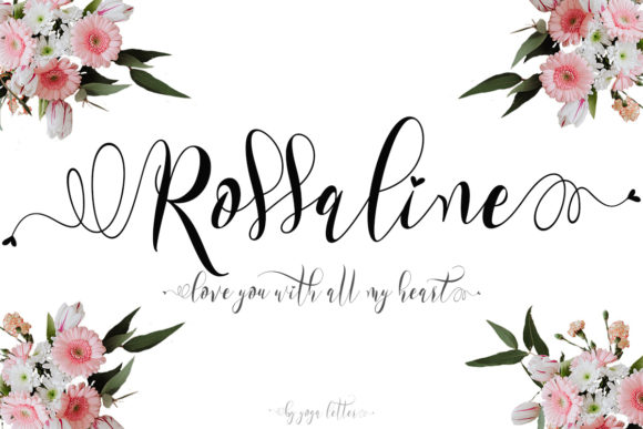 Rossaline: A Elegant Script Font