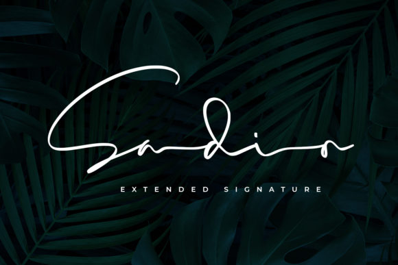Sadio: Elegant Handwritten Font
