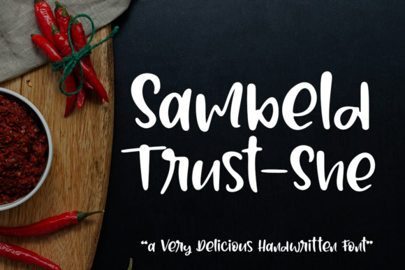 Sambeld Trust She: A Handwritten Font for Creative Brands