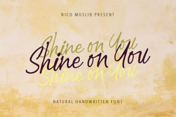 Shine on You: A Font That Shines