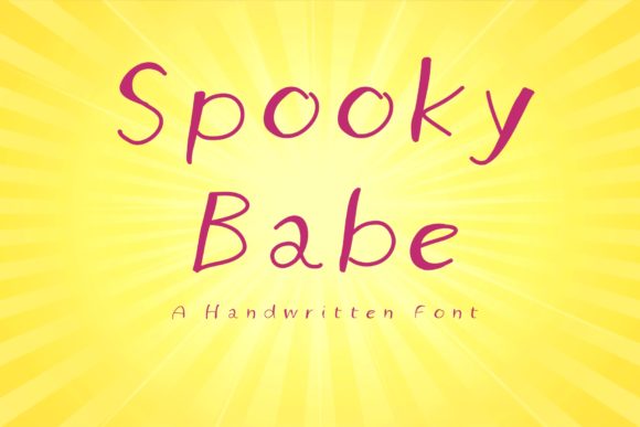 Spooky Babe Font: Elegant Script for Creative Projects
