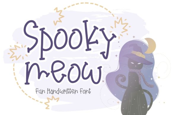 Spooky Meow Font for Creative Makers