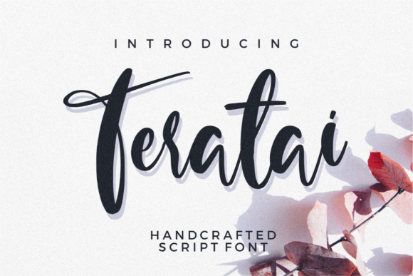 Teratai: A Stylish Handwritten Font