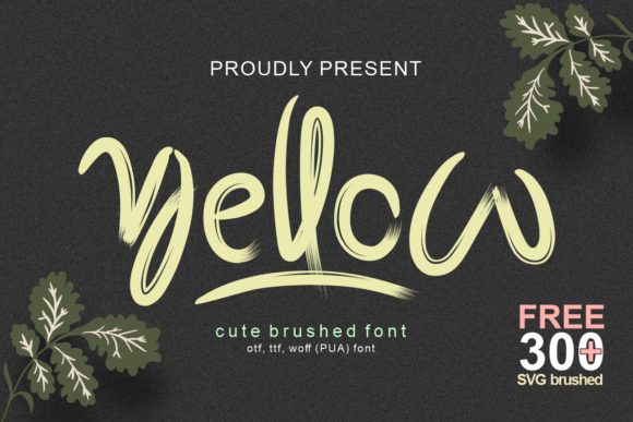 Yellow: A Versatile Handwritten Font