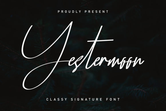 Yestermoon: Elegant Script for Branding