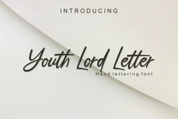 Youth Lord Letter: A Classy Script Font